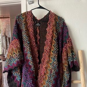 Angie’s sweater shawl
